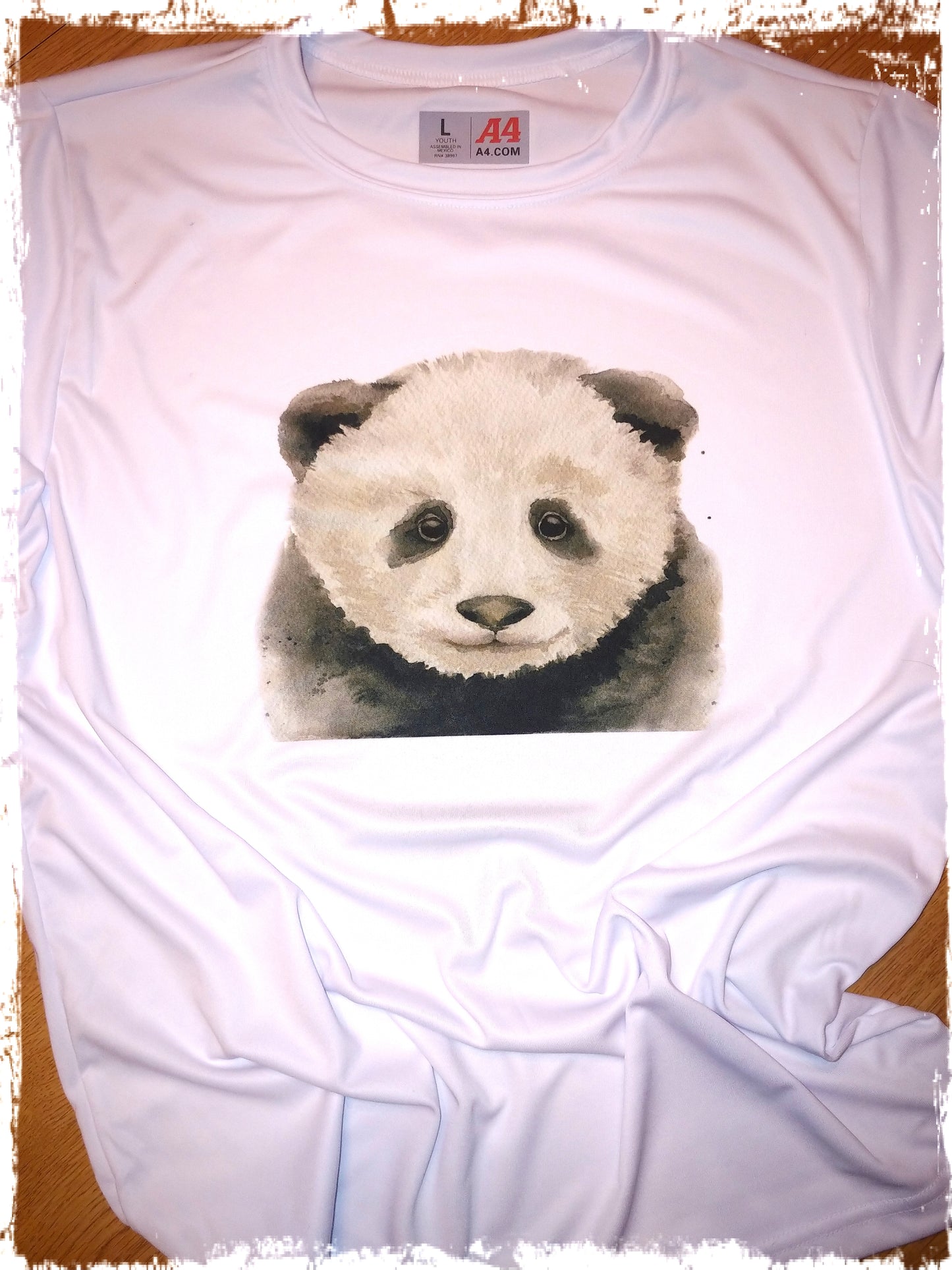 Youth - Born to be Wild Watercolor Panda