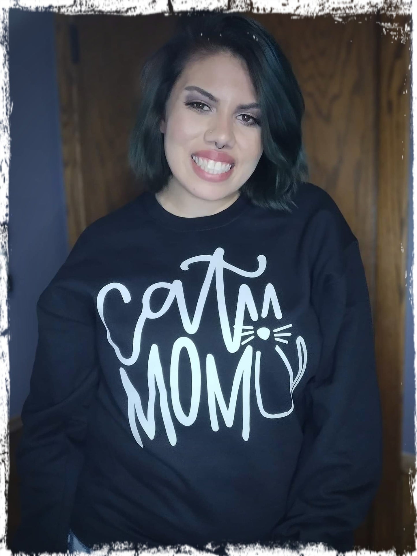 Cat Mom Crewneck Sweatshirt